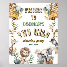 Välkomsttecken för två Vilders djungel första föde