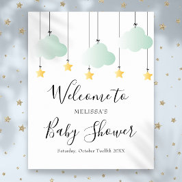 Välkomsttecken för Twinkle Twinkle Neutralt Baby S Poster