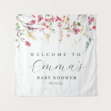 Välkomsttecken för vilda blommor, poster av vilda 