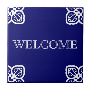 Välkomsttecken Kakelplatta