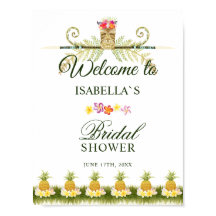 Välkomsttecken | Tropiska Möhippor för Elegant