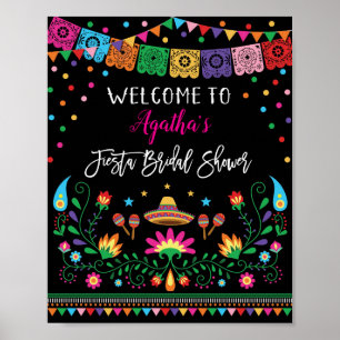 Välkomstteckendekör för Cactus Fiesta Möhippa Poster