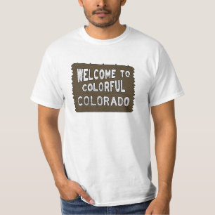 Välkomstteckenvärdesgaranti för färgstarka fä t-shirt