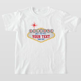 Välkomsttext för Las Vegas T Shirt