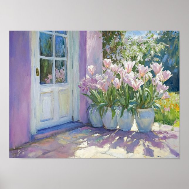 Välkomstulips Poster (Framsidan)