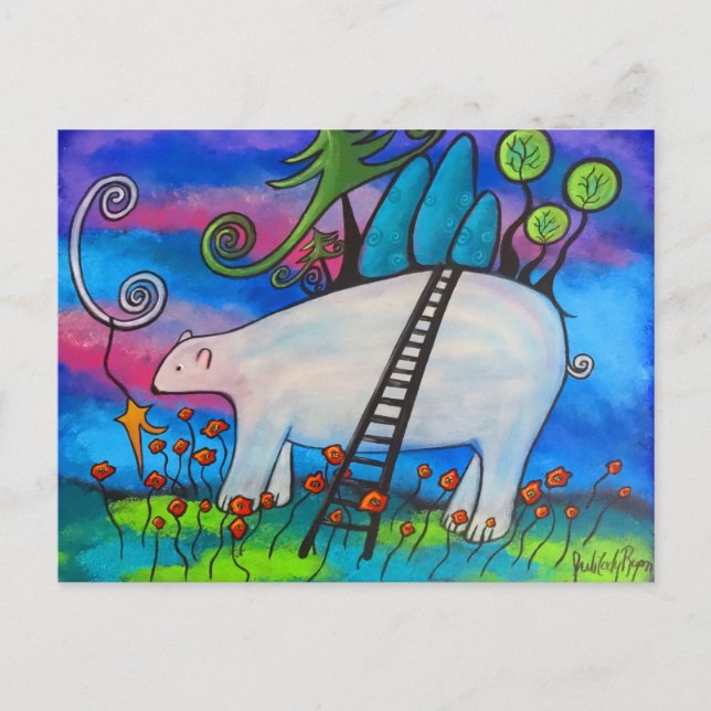 Välkomstvykort för Polar Vykort (Framsida)