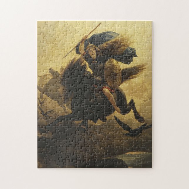 Valkyrie, 1865 (olja på arbetsyta) pussel (Vertikal)
