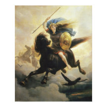 "Valkyrie" (1869) av Peter Nicolai Arbo