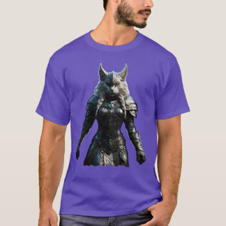 Valkyrie cat Viking cat Valhalla ringer en vän T Shirt