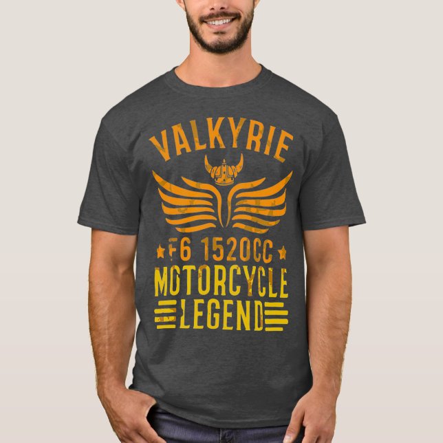 Valkyrie F6 1520cc Motorcycle Legend Gift for an T Shirt (Framsida)