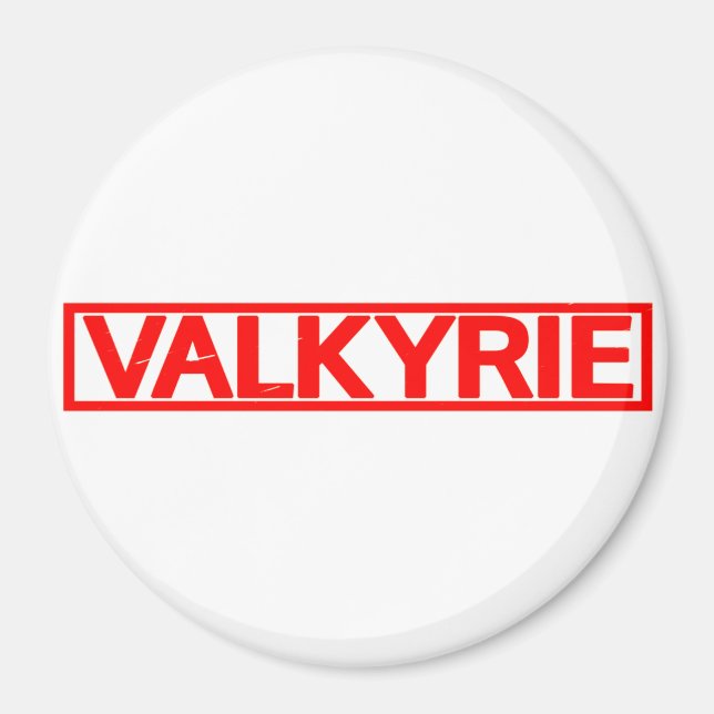 Valkyrie Frimärke Magnet (Framsidan)