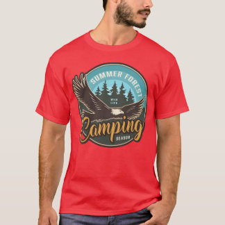 VALKYRIE SUMMER FOREST CAMPING SEASON boy T Shirt