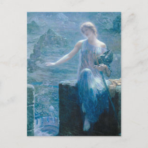 Valkyriens vaka Edward Robert Hughes Vykort