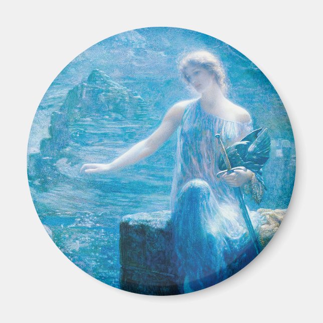Valkyriens vigil av Edward Robert Hughes Magnet (Framsidan)