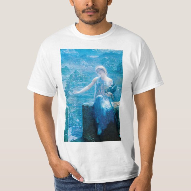 Valkyriens vigil av Edward Robert Hughes T Shirt (Framsida)