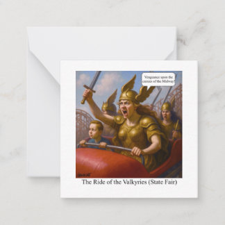 Valkyriernas rid (statsmässan) anteckningskort