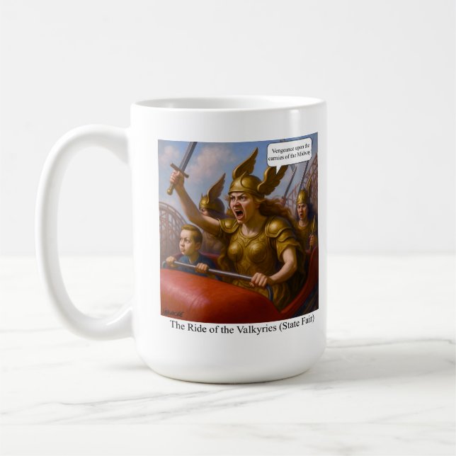 Valkyriernas rid (statsmässan) kaffemugg (Vänster)