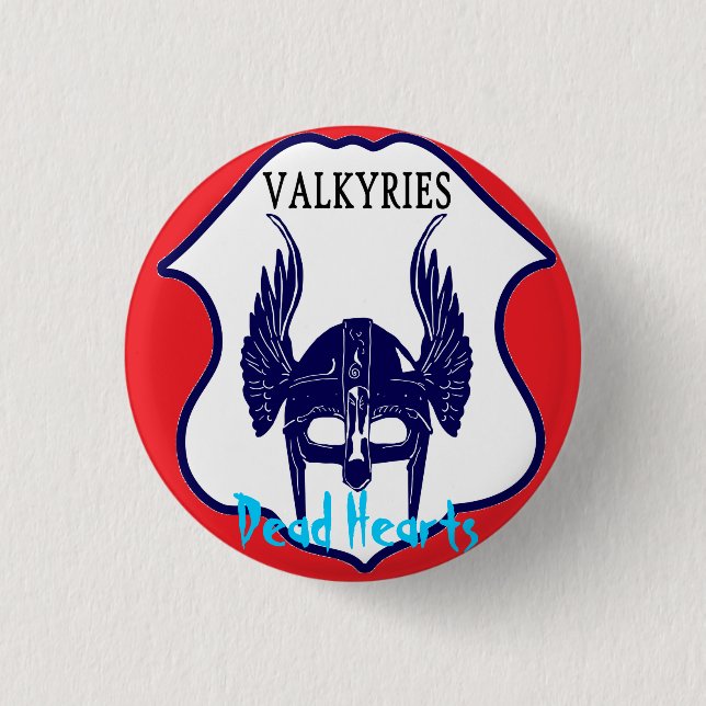 Valkyries - döda hjärtaromaner knapp (Framsida)