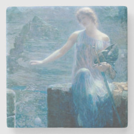 Valkyrie's Vigil (Elegant Dam i en slott) Stenunderlägg