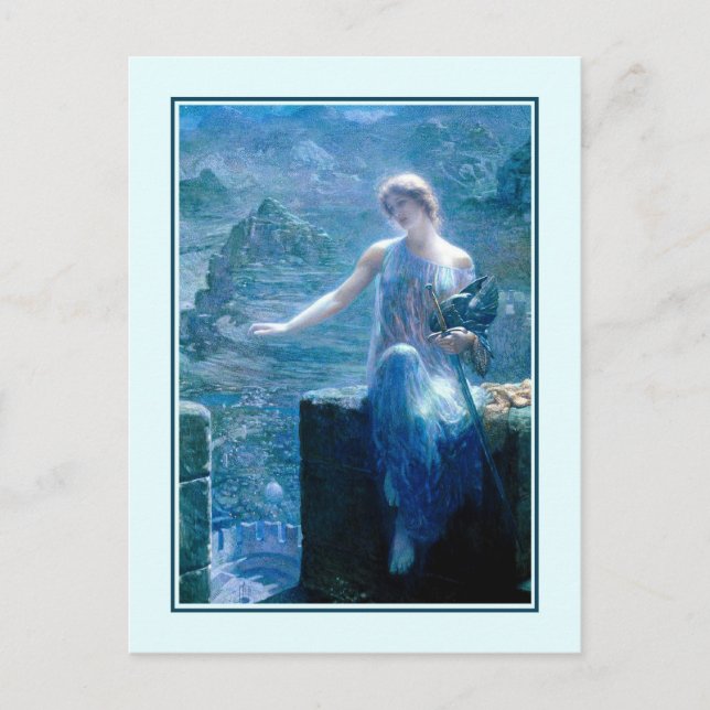 "Valkyrie's Vigil" Vykort (Framsida)