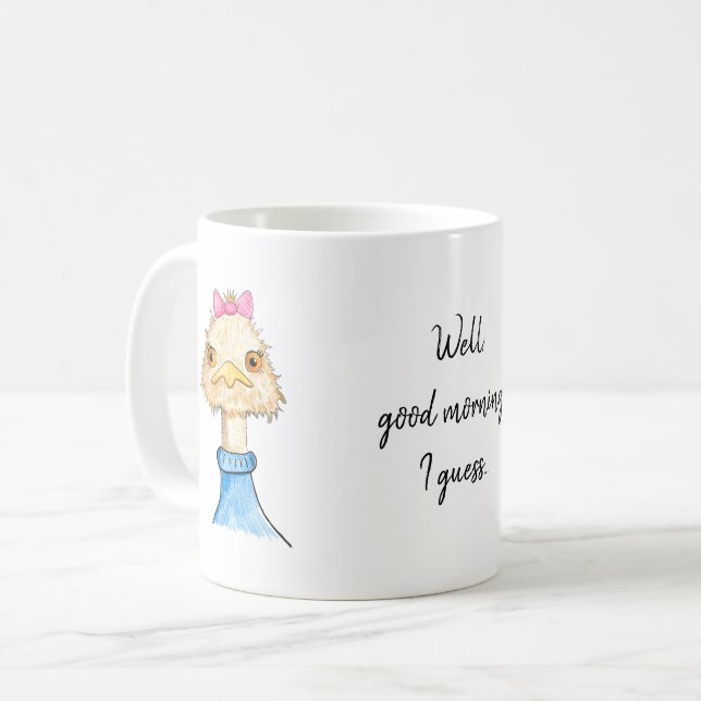 Välla fram för den //för den bra morgonen kaffemugg (Framsida vänster)