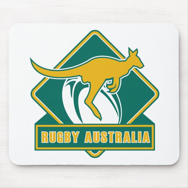 vallaby för rugbyAustralien känguru Musmatta (Framsidan)