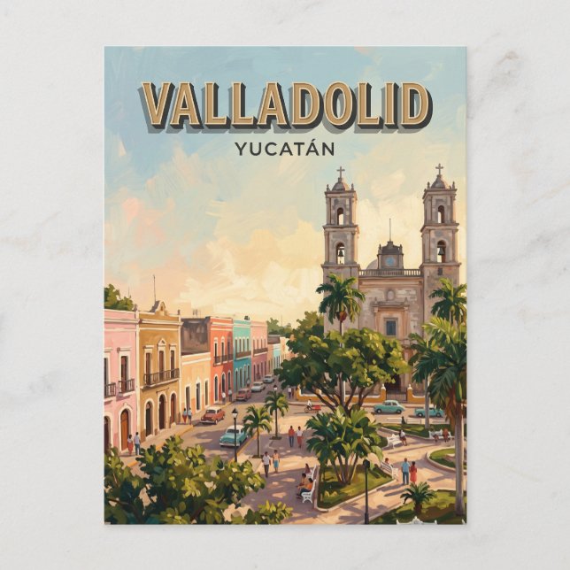Valladolid Mexiko Vykort (Framsida)