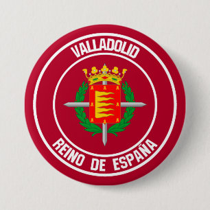 Valladolid Round Emblem Knapp