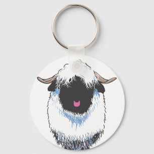 Vallais Black Nose Shep Nyckelring