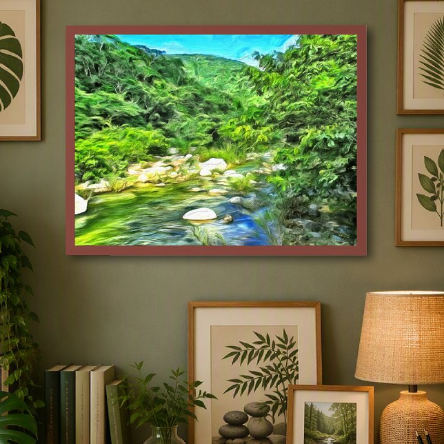 Vallarta River South 0366 Art Print Poster (Skapare uppladdad)