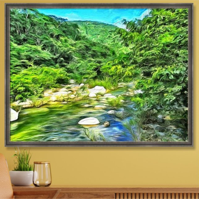 Vallarta River South 0366 Art Print Poster (Skapare uppladdad)
