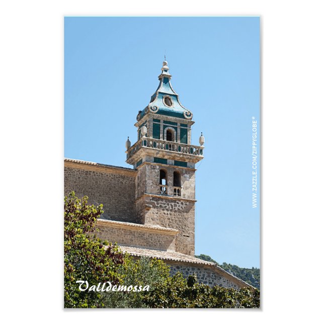 Valldemossa Charterhouse Foto Print (Framsidan)