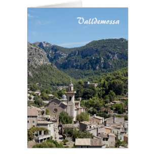 Valldemossa Hälsningskort