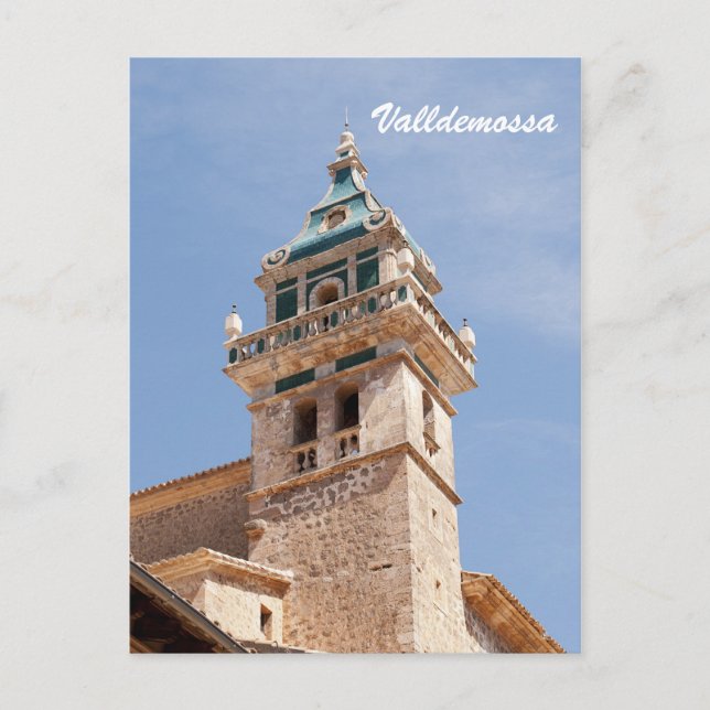 Valldemossa kartusianerpostkort vykort (Framsida)
