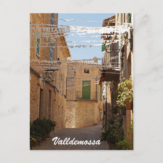 Valldemossa Postcard Vykort (Framsida)
