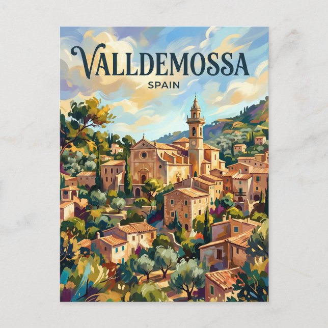 Valldemossa Spanien Vykort (Framsida)