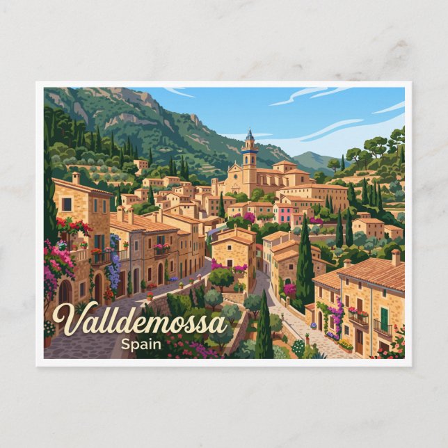 Valldemossa Spanien Vykort (Framsida)