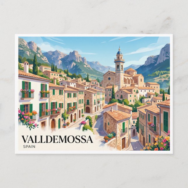 Valldemossa Spanien Vykort (Framsida)