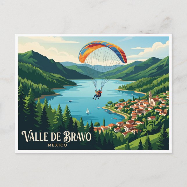Valle de Bravo, Mexiko Vykort (Framsida)