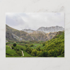 Valle de Lago, Somiedo Natural Park in Spain Vykort