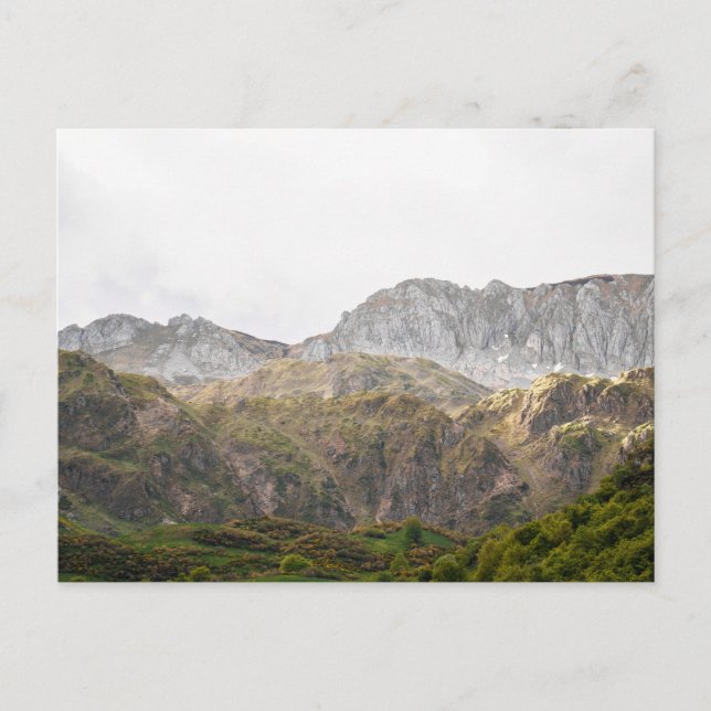 Valle de Lago, Somiedo naturpark i Spanien Vykort (Framsida)