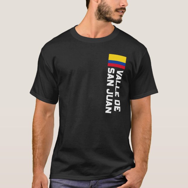 Valle de San Juan Colombia för colombianska Manar  T Shirt (Framsida)