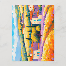 "Vallée Florale" Wide Landscape Provence Vykort
