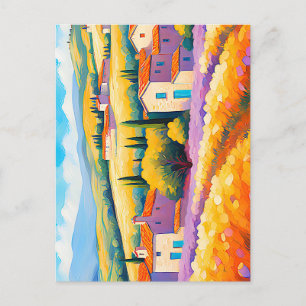 "Vallée Florale" Wide Landscape Provence Vykort