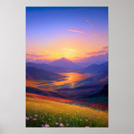 Valleens Golden Serenad Poster