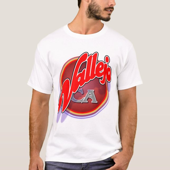 Vallejo CA skjorta Tee (Framsida)