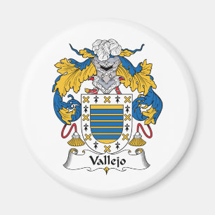 Vallejo familjvapensköld magnet