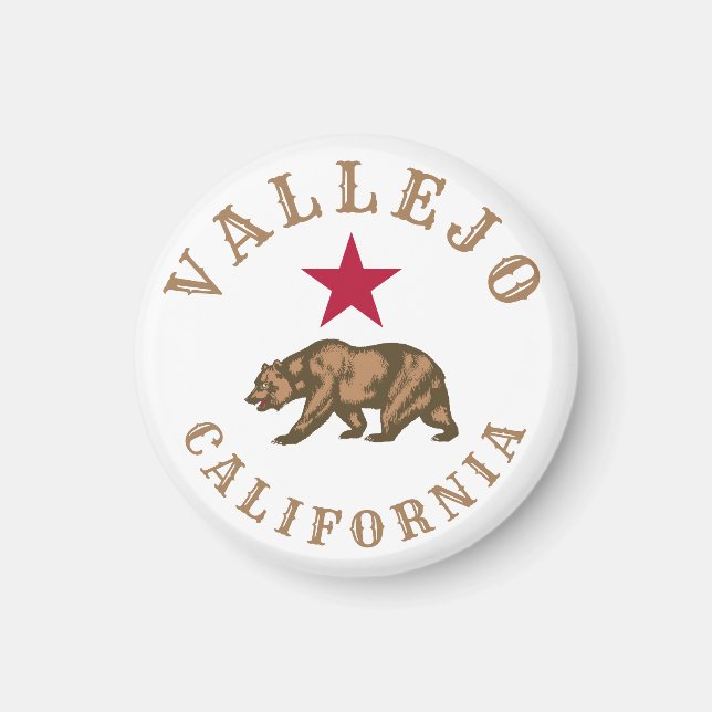 Vallejo, Kalifornien Magnet (Framsidan)