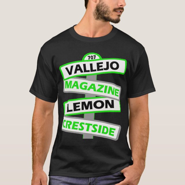 Vallejo Streets - T-Shirts (Framsida)