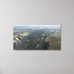 Valles Marineris, grandet Canyon av fördärvar Canvastryck